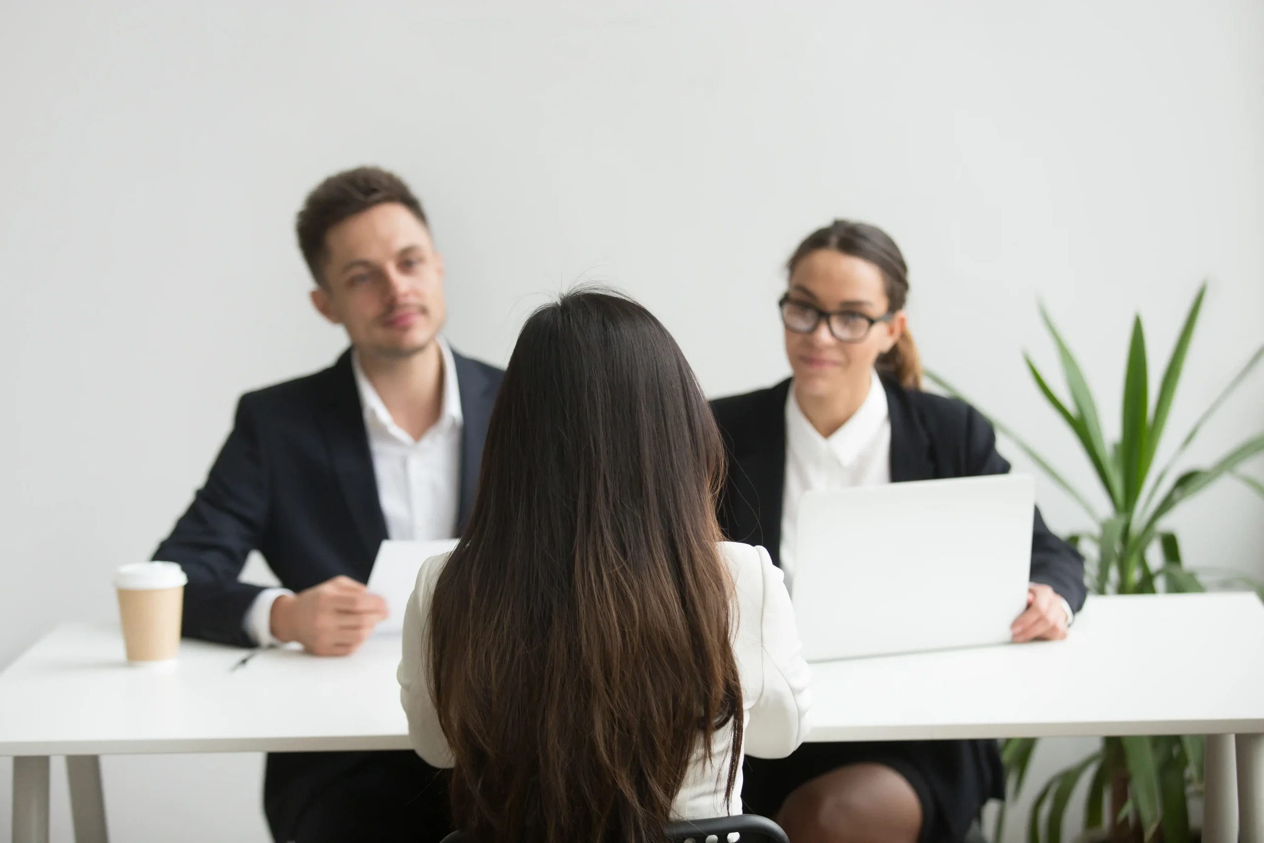 HRs interviewing female candidate