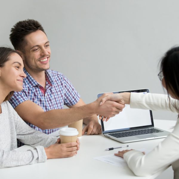 HR and employees discussing while sitting in the office